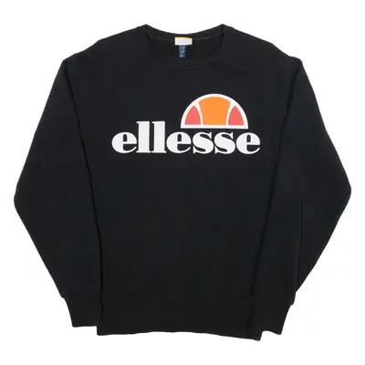 ELLESSE Womens Sweatshirt Black S