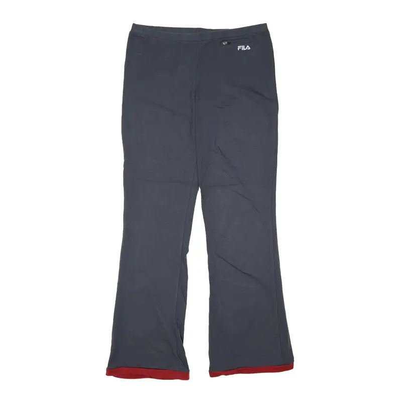 FILA Sports Grey Regular Flared Sweatpants Womens L W31 L31