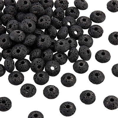 2 Strands Natural Lava Rock Beads Strands