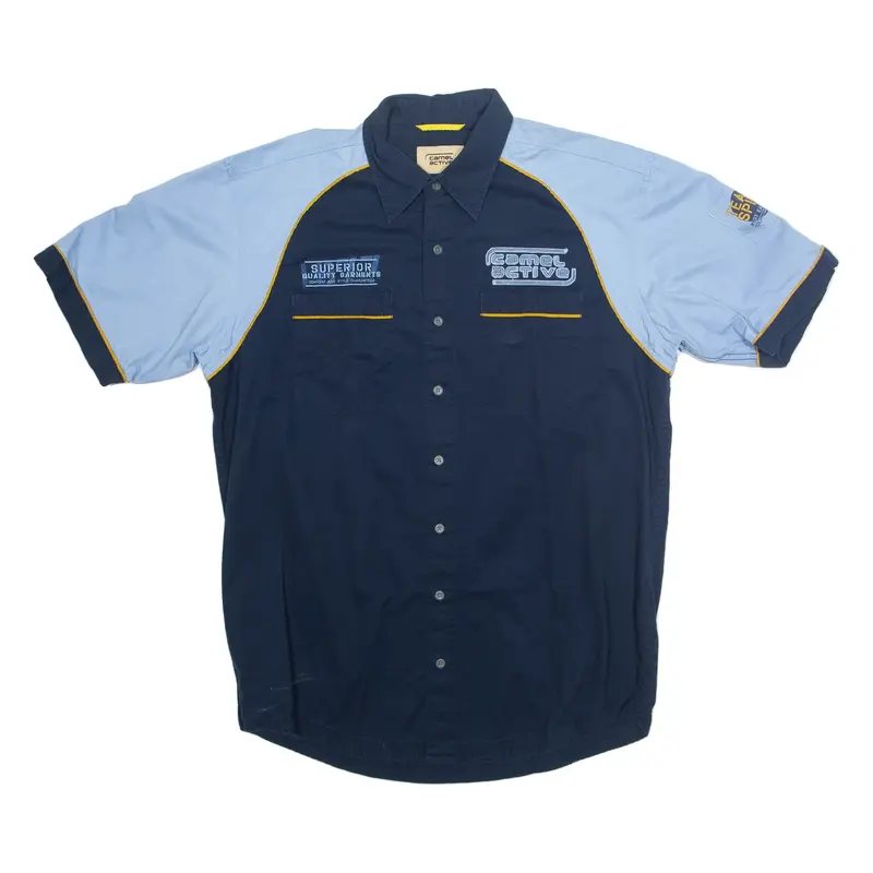 CAMEL ACTIVE Mens Worker Shirt Blue 2XL