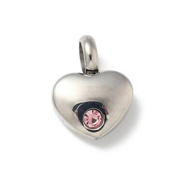 304 Stainless Steel Rhinestone Pendants