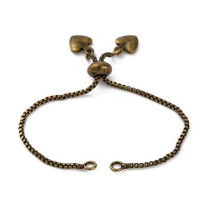 Brass Box Chain Bracelet Makings