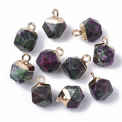 Natural Ruby in Zoisite Charms