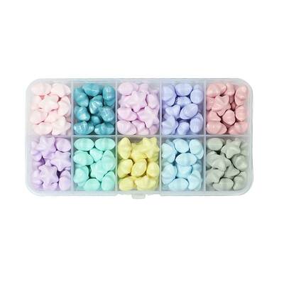 10 Grids 10 Colors Wax Granule Set