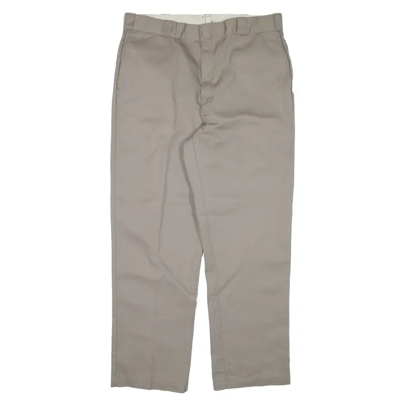 DICKIES Trousers Grey Regular Straight Mens W40 L32