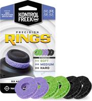 KontrolFreek Precision Rings for PlayStation 4, PS5, Xbox One, XBX, Switch Pro & Scuf Controller (Black/Purple/Green) - Aim A...