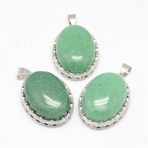 Natural Green Aventurine Pendants