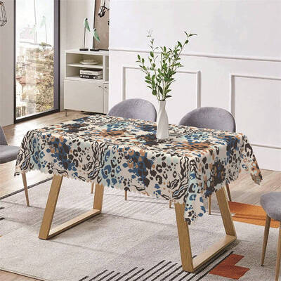 Colorful Camouflage Leopard Rectangle Tablecloth - Aperturee