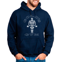 Vintage Golds Gym 1990s Retro Hoodie, Workout Gift, Gym Winter outdoor outfit