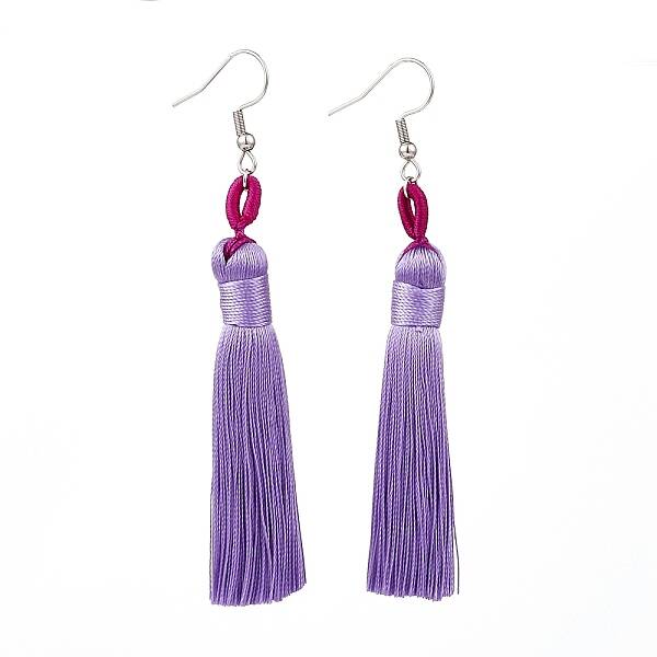 Polyester Tassel Earrings