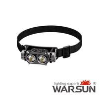 WARSUN Rechargeable LED Headlamp, Falcon Series - 1500 Lumens, Aluminum Alloy+ABS, IPX6 Water Resistant, Extended Battery Lif...