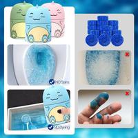 Toilet Bowl Cleaner Bottle, Cute Dinosaur-Shaped Bathroom Toilet Tank Cleaner with Ocean, Jasmine, and Peach Scent