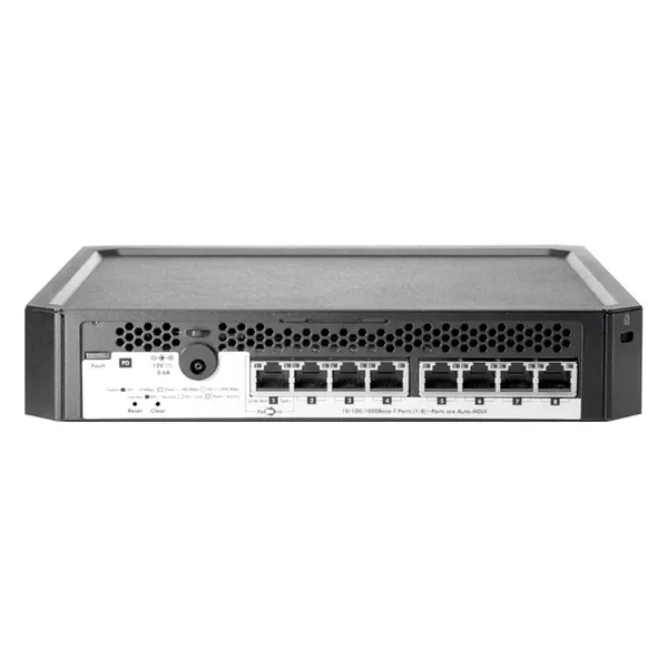 J9833AR HP PS1810 Series PS1810-8G 8 x 10/100/1000Base-T RJ-45 Ports Layer 2 Managed Gigabit Network Ethernet Switch