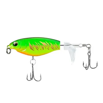 Simulated Fishing Bait, Mini Artificial Bait with Fishhook & 3D Eyescircle, Floating Rotating Lure for Fishing