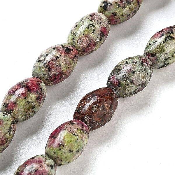 Natural Ruby in Zoisite Beads Strands