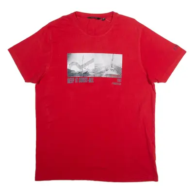 REGATTA Mens T-Shirt Red XL