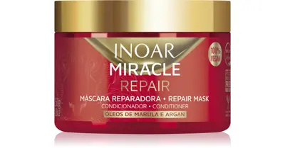 INOAR Miracle Repair regenerating mask for damaged and dry hair 250 g