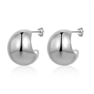 Stainless Steel Stud Earrings for Women