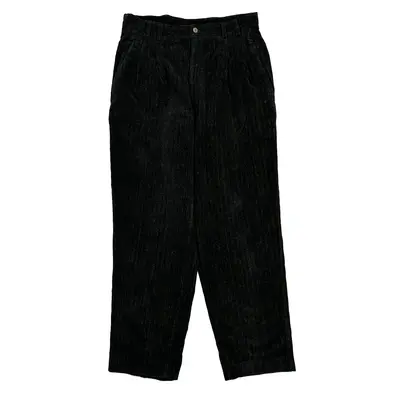 Alexander Julian Colours Cord Trousers - 31? Waist Black Cotton