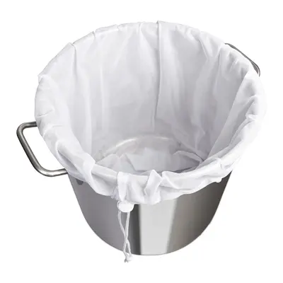 Drawstring Design Reusable Mesh Filter Bag, 1 Count Simple Durable Multi-purpose Filter Mesh Bag for Coffee, Juice, Tea, Nut ...