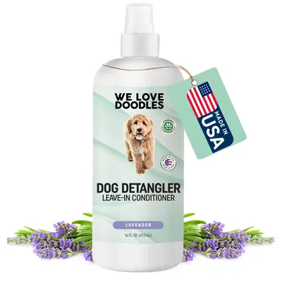 Dog Detangler Spray - Leave-in Conditioner for Dogs - Dog Detangling Spray - Dematting & Tangle Remover - Made in The USA - L...