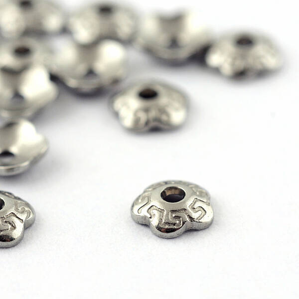 Tarnish Resistant 304 Stainless Steel Bead Caps
