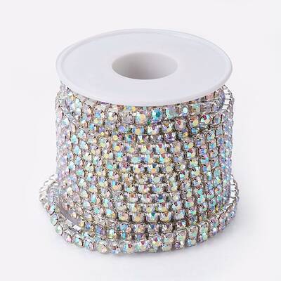 Brass Rhinestone Strass Chains