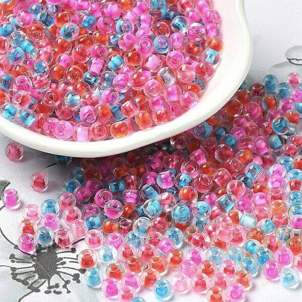 Transparent Glass Round Seed Beads