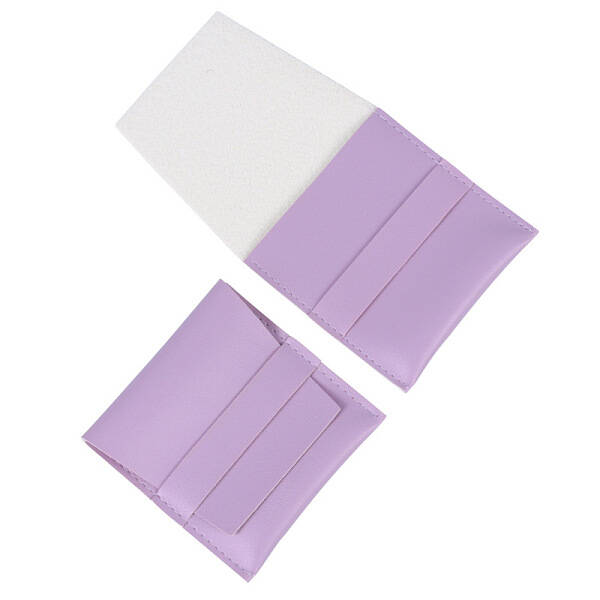 Square PU Leather Jewelry Flip Pouches
