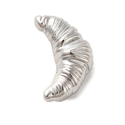 Alloy Croissant Brooch Pin