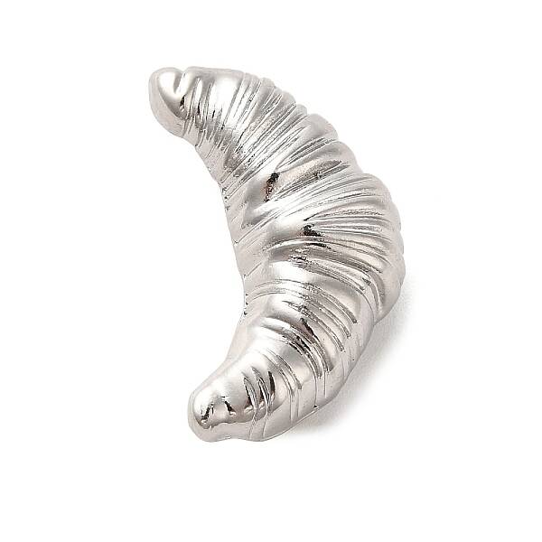 Alloy Croissant Brooch Pin