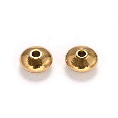 Ion Plating(IP) 304 Stainless Steel Spacer Beads