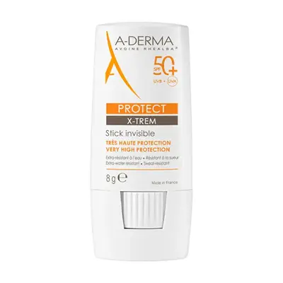 A-derma Sun Protection Stick SPF 50+ Protect X-Trem (Invisible) 8 g