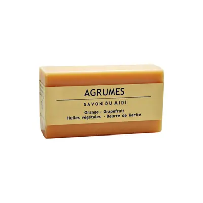 Savon du midi Soap with Shea Butter, Citrus (orange and grapefruit) (100 g)