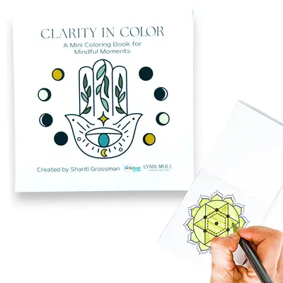 Clarity In Color Mini Coloring Book, A Brighter Year, Adult Coloring Book, color book colouringbooks coloringbook for grownup...