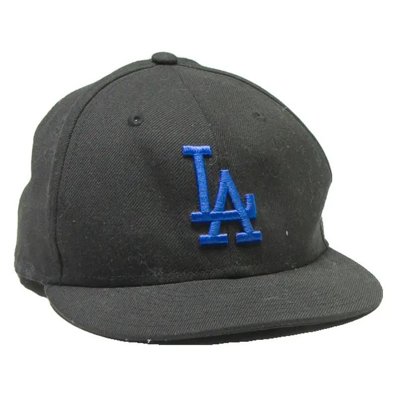NEW ERA LA Mens Snapback Cap Black Wool S