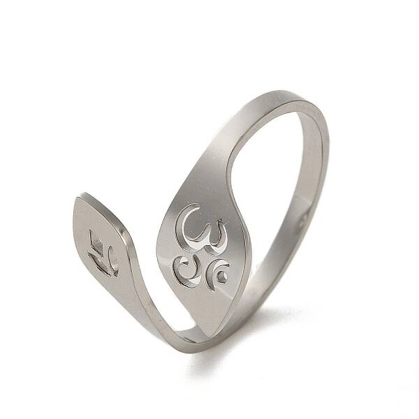 Non-Tarnish 304 Stainless Steel Open Cuff Rings