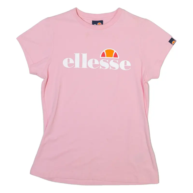 ELLESSE Womens T-Shirt Pink UK 10