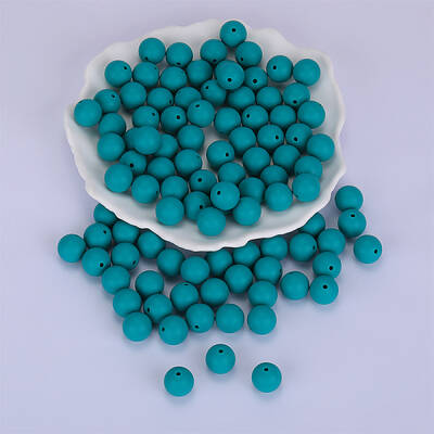 Round Silicone Focal Beads