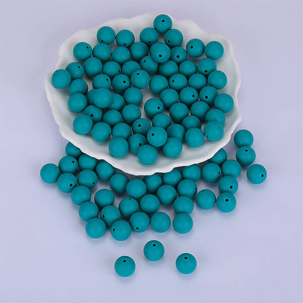 Round Silicone Focal Beads