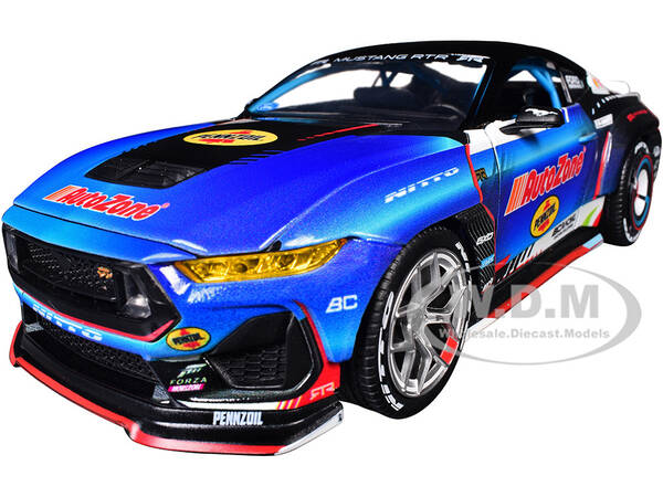 Ford Mustang RTR #130 James Deane AutoZone Formula Drift PRO Championship (2025) with Lights RTR Vehicles Series 1/24 D...