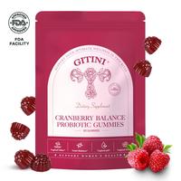 GITINI Feminine Probiotic Gummies – All in One Solution with Slippery Elm and Prebiotics&Lactobacillus Probiotic Blend for ...