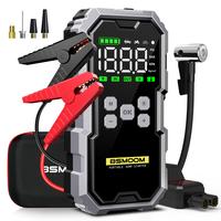 BSMOOM 8000A Portable Starter, Car Jump Starter 12V Auto Starter Box with LED Lights, USB Fast Charge Car Battery Charger wit...