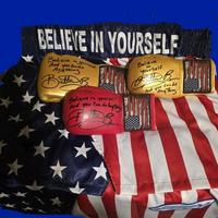 Butterbean Autographed Boxing glove, with my special saying, witch is believe in yourself and you can do anything. or some cl...