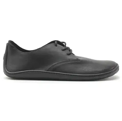 Vivobarefoot Addis Oxford Leather Men's Lace Up Shoes - Black - Size:US 13 Men