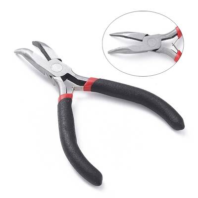 Carbon Steel Bent Nose Jewelry Plier for Jewelry Making Supplies