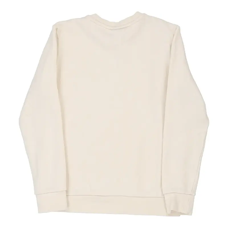 Age 13-14 Kermit Adidas Spellout Sweatshirt - Large White Cotton Blend