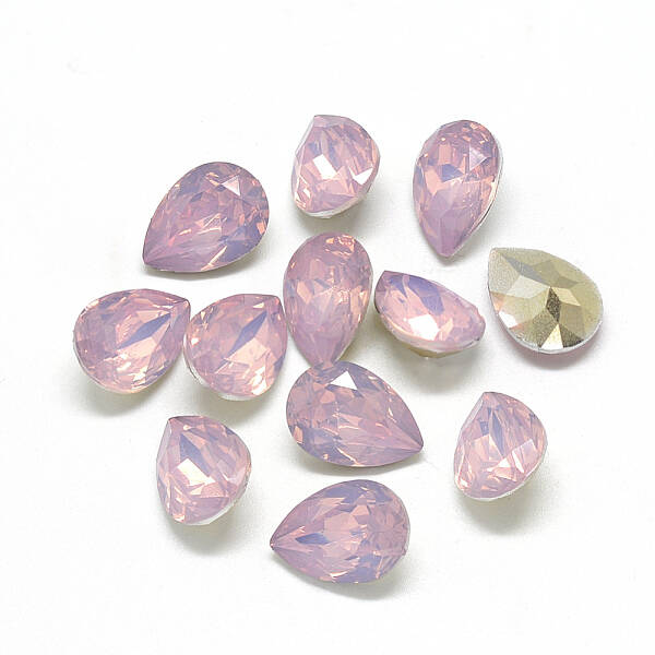 Pointed Back Resin Rhinestone Cabochons