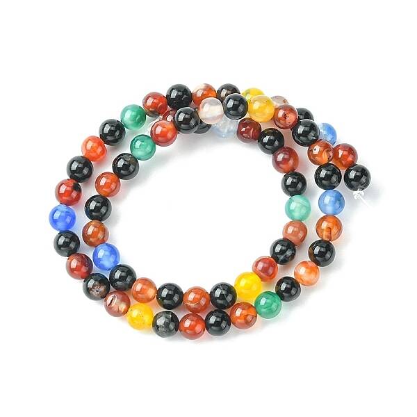 Natural Agate Beads Strands