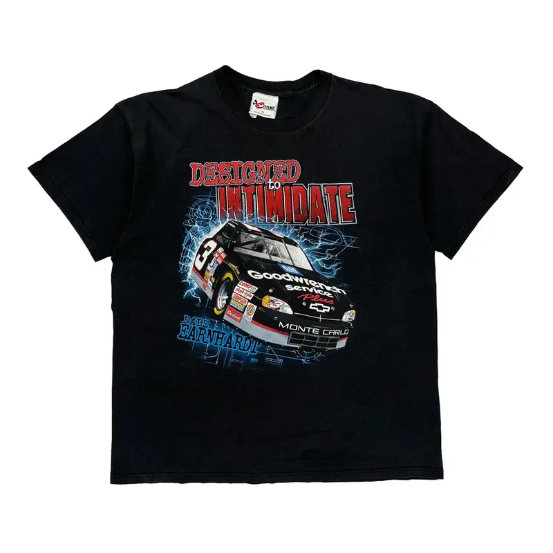 Chase Authentics Nascar T-Shirt - XL Black Cotton
